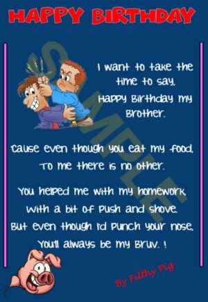 Happy Birthday Brother